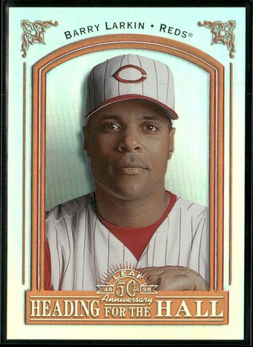 Barry larkin 1998 leaf heading - 1998,